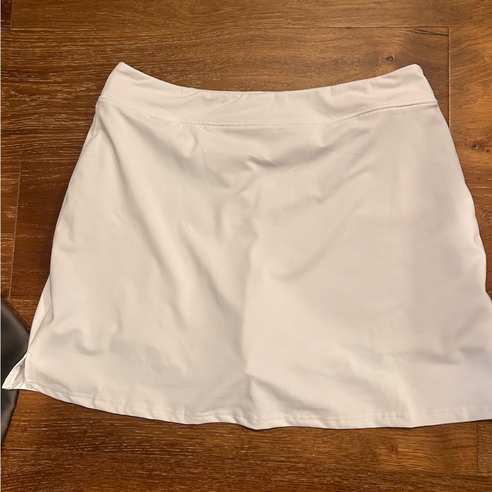 White sports skirt